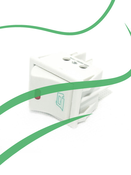Кнопка включения утюга JT-2002/2035 (wide rocker switch with lamp) WEIJIE