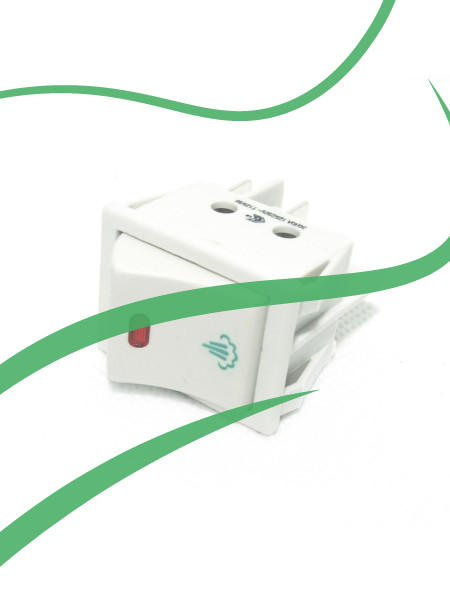 Кнопка включения бойлера JATI JT-2002/2035 (wide rocker switch with lamp) WEIJIE