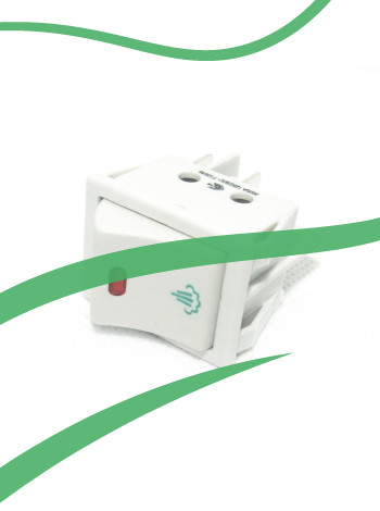 Кнопка включения бойлера JATI JT-2002/2035 (wide rocker switch with lamp) WEIJIE